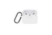 Puhelin - Muut lisävarusteet - NORTH Airpods Pro Protective Case Silicone Carabiner White - 616503