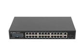 Kytkimet - Lanberg RSGE-24P-2GE-2S-360 - switch - 24 ports - unmanaged - rack-mountable - RSGE-24P-2GE-2S-360