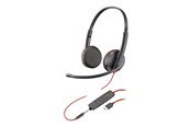 Kuulokkeet - Poly Blackwire C3225 | On Ear headset | Microphone | Active noisereduction - 80S04AA