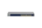 Kytkimet - Netgear GS724TPP 24-Port Gigabit Ethernet PoE+ Smart Switch w/ optional Remote/Cloud Management and 2 SFP Ports (380W) - GS724TPP-300EUS