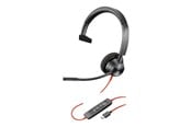 Kuulokkeet - Poly Blackwire 3310 | On Ear headset | Microphone - 8X216AA