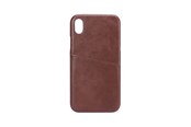 Puhelin - Kannet ja kotelot - ONSALA Mobilecover Brown iPhone X/XS Creditcard Pocket - 588505