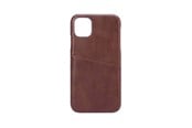Puhelin - Kannet ja kotelot - ONSALA Mobilecover Brown iPhone 11 Creditcard Pocket - 588511