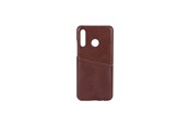 Puhelin - Kannet ja kotelot - ONSALA Mobilecover Brown Huawei P30 Lite Creditcard Pocket - 588535