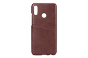 Puhelin - Kannet ja kotelot - ONSALA Mobilecover Brown Huawei P Smart 2019 Creditcard Pocket - 588537