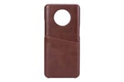 Puhelin - Kannet ja kotelot - ONSALA Mobilecover Brown Oneplus 7T Creditcard Pocket - 588545