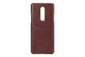 Puhelin - Kannet ja kotelot - ONSALA Mobilecover Brown Oneplus 8 Creditcard Pocket - 588547