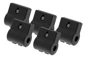Muut kaapelit - Deltaco Mounting clips for modular adapter rings 5-pack black - HDMI-ARACCX5