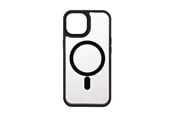Puhelin - Kannet ja kotelot - ONSALA Phone Case Bumper MagSeries Black & Clear - iPhone 15 - 588633