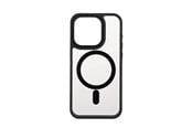 Puhelin - Kannet ja kotelot - ONSALA Phone Case Bumper MagSeries Black & Clear - iPhone 15 Pro - 588635