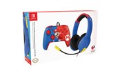 Pelit - lisävarusteet - PDP Power Pose Mario Wired Headset & Controller Bundle - Wired Controller - Nintendo Switch - 0708056070298