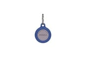 Puhelin - Muut lisävarusteet - ONSALA Airtag Holder Silicone Blue with Keyring - 664063