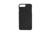 Puhelin - Kannet ja kotelot - ONSALA Leather Black iPhone 6/7/8 Plus - 667543