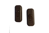 Sähkökytkimet - Proove Pass-through switch brown 2 pcs - GU0263