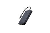 USB hub - RAPOO Multiport USB-C UCM-2005 10-i-1 USB-C-Adapter USB hub - 10 porttia - Musta - 11413
