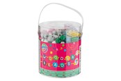 Askartelu- ja taidetarvikkeet - Creative Craft Group Bucket with Wooden Beads 250gr. - 100013