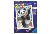 Luovat leikit - Ravensburger CreArt Painting by Numbers - Playful Panda - 202614