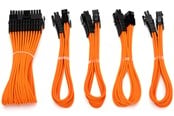Sisäiset virtakaapelit - DUTZO Sleeved virtalähde jatkokaapeli kit (v2) - Oranssi - DSC-PCEV230CMORN