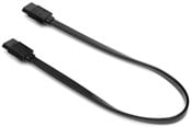 SATA & ATA kaapelit - DUTZO SATA-kaapeli - Musta - 0.3 m - suora liitin - DC-SATA03BLK