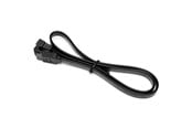 SATA & ATA kaapelit - DUTZO SATA-kaapeli - Musta - 0.5 m - suora ja 90° liitin - DC-SATA9005BLK