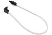 SATA & ATA kaapelit - DUTZO SATA-kaapeli - Valkoinen - 0.3 m - suora ja 90° liitin - DC-SATA9003WHT