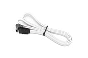 SATA & ATA kaapelit - DUTZO SATA-kaapeli - Valkoinen - 1 m - suora ja 90° liitin - DC-SATA9010WHT