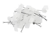 Kaapelihyllyt, Kaapelisukat & Kaapelisiteet - Nordic Quality Cable Clips 3x5mm 25 stk. - 222790