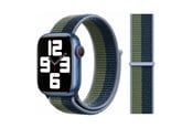 Smartwatch - Lisävarusteet - Lippa Apple Watch nylon strap 38/40/41 - Green/blue - LPAW018