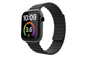Smartwatch - Lisävarusteet - Lippa Apple Watch Magnetic Silicone Strap 42/44/45/49 - Black - LPAW121