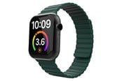 Smartwatch - Lisävarusteet - Lippa Apple Watch Magnetic Silicone Strap 42/44/45/49 - Dark Green - LPAW118