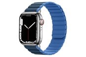 Smartwatch - Lisävarusteet - Lippa Apple Watch Magnetic Silicone Strap 42/44/45/49 - Dark Blue - LPAW114