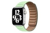 Smartwatch - Lisävarusteet - Lippa Apple Watch magnetisk læderrem 42/44/45/49 - Turqoise - LPAW097