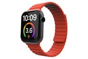 Smartwatch - Lisävarusteet - Lippa Apple Watch Magnetic Silicone Strap 38/40/41 - Red - LPAW084
