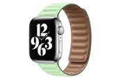 Smartwatch - Lisävarusteet - Lippa Apple Watch Magnetic Leather Strap 38/40/41 - Turquoise / Brown - LPAW062