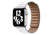 Smartwatch - Lisävarusteet - Lippa Apple Watch Magnetic leather strap 38/40/41 - White Brown - LPAW059