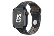 Smartwatch - Lisävarusteet - Lippa Apple Watch FLOUR silicone strap 42/44/45/49 - Black - LPAW055