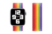 Smartwatch - Lisävarusteet - Lippa Apple Watch LGBT+ nylon strap 38/40/41 - Rainbow colors - LPAW017