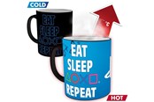 Fanituotteet - ABYstyle - PLAYSTATION - Heat Change - Eat Sleep Repeat - Mukit - MGH0071
