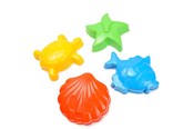 Ulkoleikit - Androni Sand molds Sea animals 4 pcs. - 3609-0000