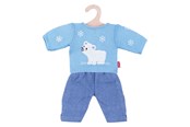 Nuket & tarvikkeet - Heless Dolls Jeans with Polar Bear Sweater 28-35 cm - 1934