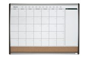 Konferenssi & Esitys - Nobo Quartet combo board: whiteboard bulletin board - 585 x 430 mm - 1903813
