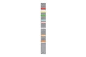 Konferenssi & Esitys - Nobo card planner panel - 32 slots - grey - 1900393
