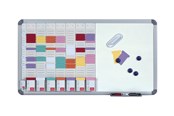 Konferenssi & Esitys - Nobo combo board: whiteboard card planner - 24 slots x 8 columns - 2951400