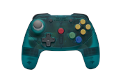 Pelit - lisävarusteet - Retro Fighters Brawler64 Bluetooth NSO Edition - Blue - Wireless Controller - Nintendo Switch - 850046080074