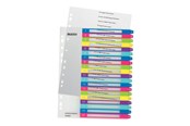 Arkistointi & Säilytys - Leitz WOW - divider - 20 parts - for A4 Maxi - tabbed - multicolour - 12450000