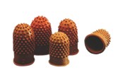 Kirjoituspöytätarvikkeet - Rexel Size 0 - thimblette - rubber - dark orange (pack of 10) - 23520304