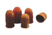 Kirjoituspöytätarvikkeet - Rexel Size 3 - thimblette - rubber - dark orange (pack of 10) - 23520307