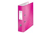 Arkistointi & Säilytys - Leitz WOW kartonkimappi 180° A4/80mm Pinkki - 10050023