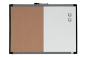 Konferenssi & Esitys - Nobo Quartet combo board: whiteboard bulletin board - 585 x 430 mm - 1903784