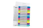 Arkistointi & Säilytys - Leitz WOW - divider - for A4 Maxi - tabbed - multicolour - 12440000